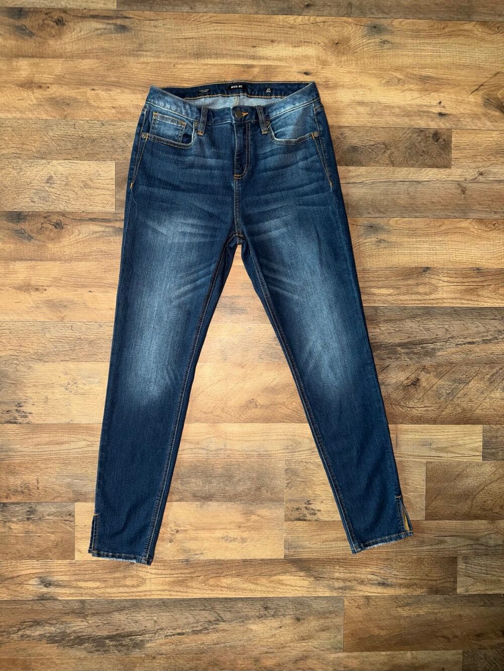 Miss me women’s high rise skinny blue jeans